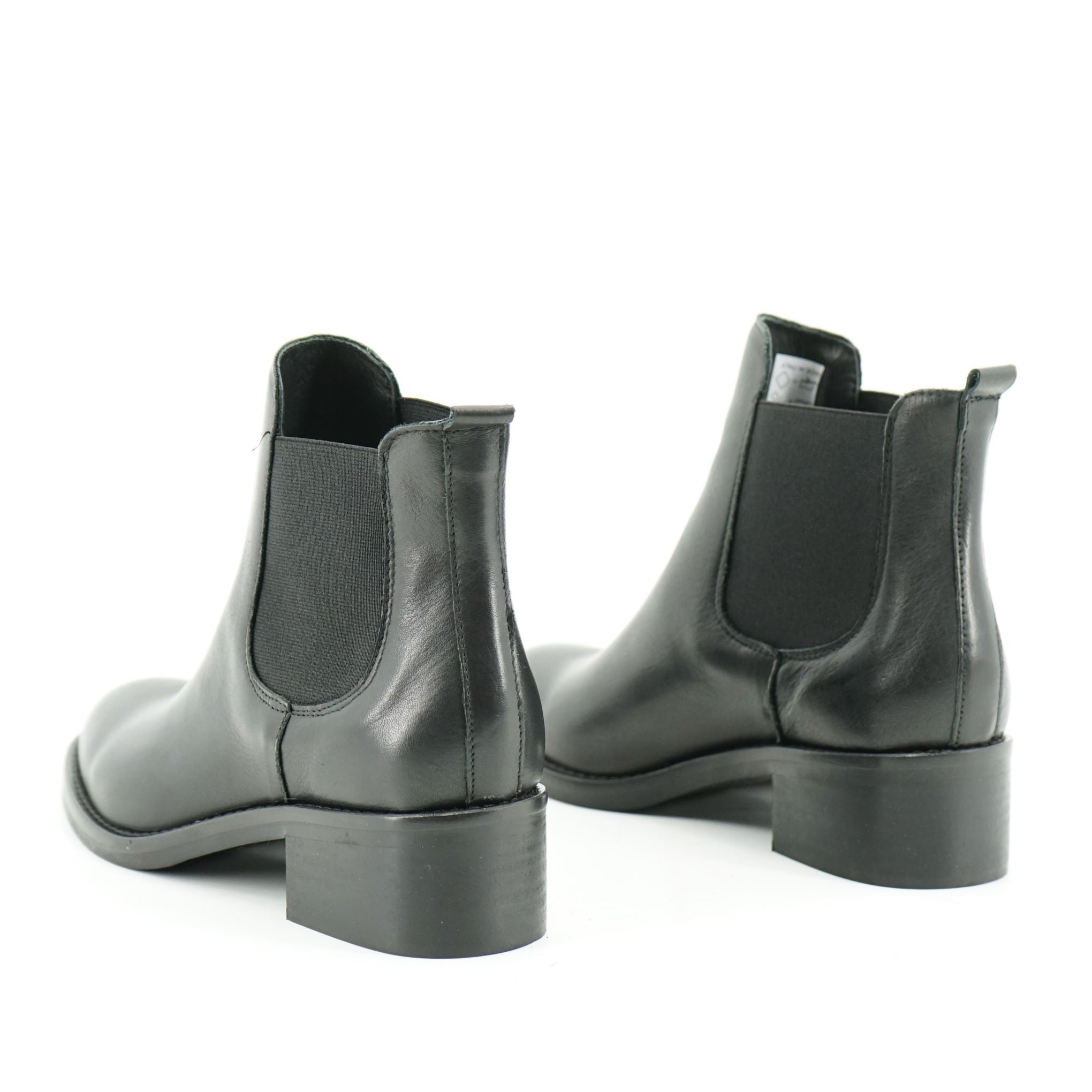 Stivaletti chelsea boots Testa con tacco quadrato in pelle: 8239/01