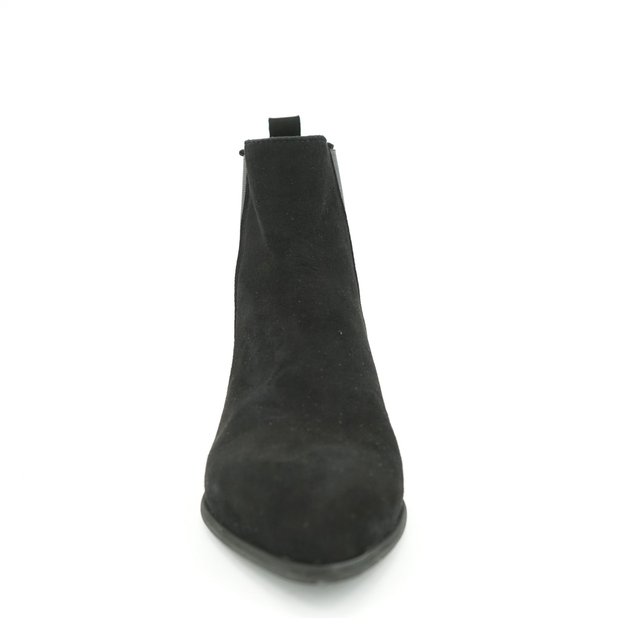 Stivaletti Chelsea Boots Testa con tacco basso a punta in camoscio: 835-22
