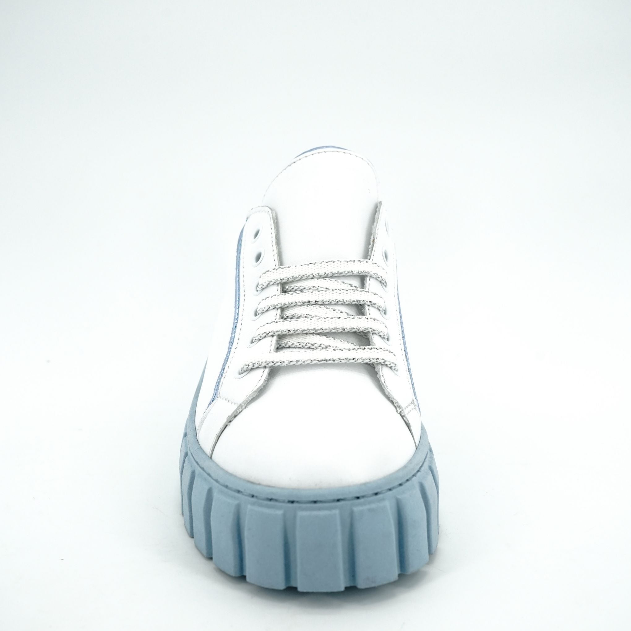Sneakers stringate sportive con inserti colorati in pelle-MAVR01